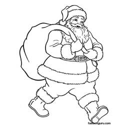 Malvorlage: Weihnachtsmann (Figuren) #104657 - Kostenlose Malvorlagen zum Ausdrucken