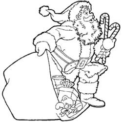Malvorlage: Weihnachtsmann (Figuren) #104662 - Kostenlose Malvorlagen zum Ausdrucken