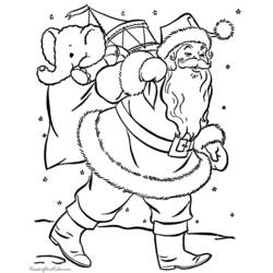 Malvorlage: Weihnachtsmann (Figuren) #104680 - Kostenlose Malvorlagen zum Ausdrucken