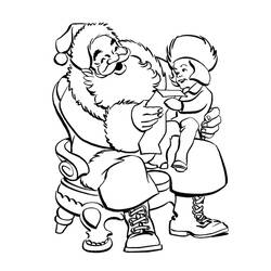 Malvorlage: Weihnachtsmann (Figuren) #104682 - Kostenlose Malvorlagen zum Ausdrucken