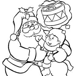 Malvorlage: Weihnachtsmann (Figuren) #104696 - Kostenlose Malvorlagen zum Ausdrucken