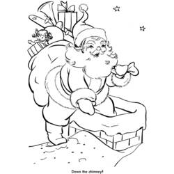 Malvorlage: Weihnachtsmann (Figuren) #104720 - Kostenlose Malvorlagen zum Ausdrucken