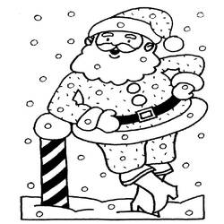Malvorlage: Weihnachtsmann (Figuren) #104728 - Kostenlose Malvorlagen zum Ausdrucken