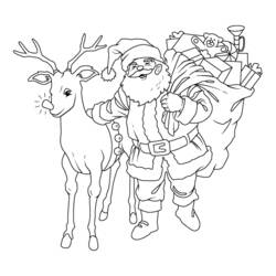 Malvorlage: Weihnachtsmann (Figuren) #104731 - Kostenlose Malvorlagen zum Ausdrucken