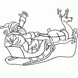 Malvorlage: Weihnachtsmann (Figuren) #104749 - Kostenlose Malvorlagen zum Ausdrucken