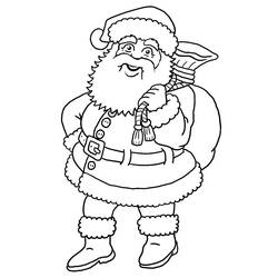 Malvorlage: Weihnachtsmann (Figuren) #104752 - Kostenlose Malvorlagen zum Ausdrucken