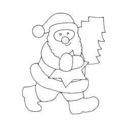 Malvorlage: Weihnachtsmann (Figuren) #104768 - Kostenlose Malvorlagen zum Ausdrucken