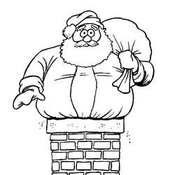 Malvorlage: Weihnachtsmann (Figuren) #104772 - Kostenlose Malvorlagen zum Ausdrucken