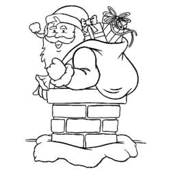 Malvorlage: Weihnachtsmann (Figuren) #104800 - Kostenlose Malvorlagen zum Ausdrucken