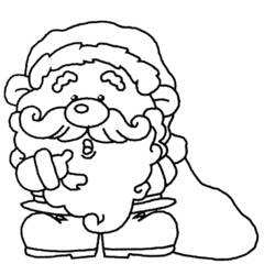 Malvorlage: Weihnachtsmann (Figuren) #104816 - Kostenlose Malvorlagen zum Ausdrucken
