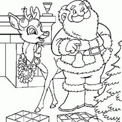 Malvorlage: Weihnachtsmann (Figuren) #104826 - Kostenlose Malvorlagen zum Ausdrucken