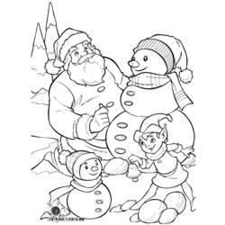 Malvorlage: Weihnachtsmann (Figuren) #104836 - Kostenlose Malvorlagen zum Ausdrucken