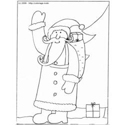 Malvorlage: Weihnachtsmann (Figuren) #104841 - Kostenlose Malvorlagen zum Ausdrucken