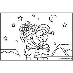 Malvorlage: Weihnachtsmann (Figuren) #104853 - Kostenlose Malvorlagen zum Ausdrucken