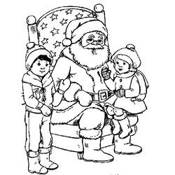 Malvorlage: Weihnachtsmann (Figuren) #104856 - Kostenlose Malvorlagen zum Ausdrucken