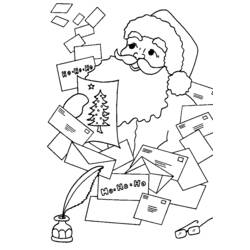 Malvorlage: Weihnachtsmann (Figuren) #104874 - Kostenlose Malvorlagen zum Ausdrucken