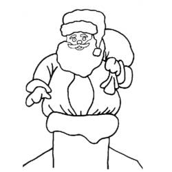 Malvorlage: Weihnachtsmann (Figuren) #104877 - Kostenlose Malvorlagen zum Ausdrucken