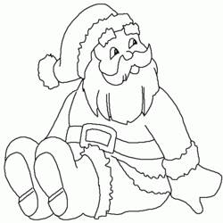 Malvorlage: Weihnachtsmann (Figuren) #104879 - Kostenlose Malvorlagen zum Ausdrucken