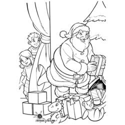 Malvorlage: Weihnachtsmann (Figuren) #104883 - Kostenlose Malvorlagen zum Ausdrucken