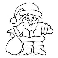 Malvorlage: Weihnachtsmann (Figuren) #104891 - Kostenlose Malvorlagen zum Ausdrucken