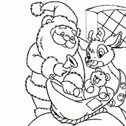 Malvorlage: Weihnachtsmann (Figuren) #104893 - Kostenlose Malvorlagen zum Ausdrucken