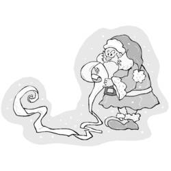 Malvorlage: Weihnachtsmann (Figuren) #104897 - Kostenlose Malvorlagen zum Ausdrucken