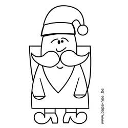 Malvorlage: Weihnachtsmann (Figuren) #104911 - Kostenlose Malvorlagen zum Ausdrucken