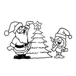 Malvorlage: Weihnachtsmann (Figuren) #104917 - Kostenlose Malvorlagen zum Ausdrucken