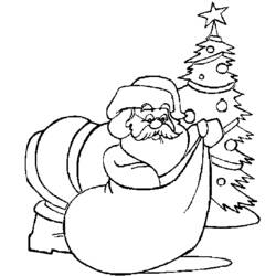 Malvorlage: Weihnachtsmann (Figuren) #104951 - Kostenlose Malvorlagen zum Ausdrucken