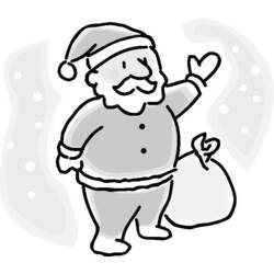 Malvorlage: Weihnachtsmann (Figuren) #104990 - Kostenlose Malvorlagen zum Ausdrucken