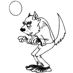 Malvorlage: Werwolf (Figuren) #100004 - Kostenlose Malvorlagen zum Ausdrucken