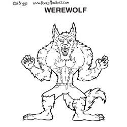 Malvorlage: Werwolf (Figuren) #100007 - Kostenlose Malvorlagen zum Ausdrucken