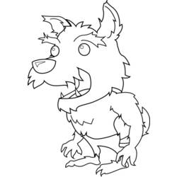 Malvorlage: Werwolf (Figuren) #100009 - Kostenlose Malvorlagen zum Ausdrucken
