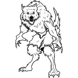Malvorlage: Werwolf (Figuren) #100015 - Kostenlose Malvorlagen zum Ausdrucken