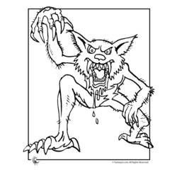 Malvorlage: Werwolf (Figuren) #100018 - Kostenlose Malvorlagen zum Ausdrucken
