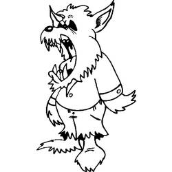 Malvorlage: Werwolf (Figuren) #100024 - Kostenlose Malvorlagen zum Ausdrucken