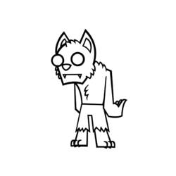 Malvorlage: Werwolf (Figuren) #100028 - Kostenlose Malvorlagen zum Ausdrucken