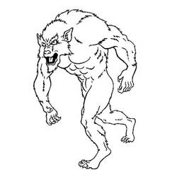 Malvorlage: Werwolf (Figuren) #100049 - Kostenlose Malvorlagen zum Ausdrucken