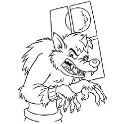 Malvorlage: Werwolf (Figuren) #100059 - Kostenlose Malvorlagen zum Ausdrucken
