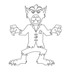 Malvorlage: Werwolf (Figuren) #99994 - Kostenlose Malvorlagen zum Ausdrucken