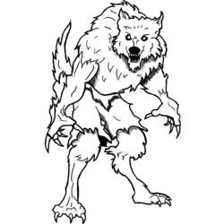 Malvorlage: Werwolf (Figuren) #99997 - Kostenlose Malvorlagen zum Ausdrucken
