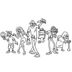 Malvorlage: Zombie (Figuren) #85703 - Kostenlose Malvorlagen zum Ausdrucken