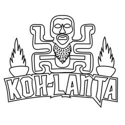 Zeichnungen zum Ausmalen: Koh Lanta - Kostenlose Malvorlagen zum Ausdrucken