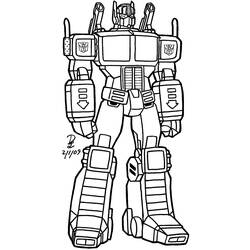 Zeichnungen zum Ausmalen: Transformers - Kostenlose Malvorlagen zum Ausdrucken