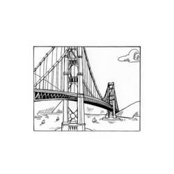 Malvorlage: Brücke (Gebäude und Architektur) #62841 - Kostenlose Malvorlagen zum Ausdrucken