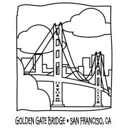 Malvorlage: Brücke (Gebäude und Architektur) #62887 - Kostenlose Malvorlagen zum Ausdrucken