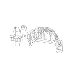 Malvorlage: Brücke (Gebäude und Architektur) #62978 - Kostenlose Malvorlagen zum Ausdrucken