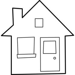 Malvorlage: Heim (Gebäude und Architektur) #64630 - Kostenlose Malvorlagen zum Ausdrucken