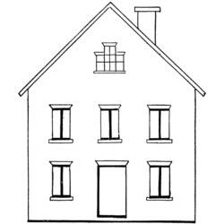 Malvorlage: Heim (Gebäude und Architektur) #66447 - Kostenlose Malvorlagen zum Ausdrucken