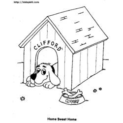 Malvorlage: Hundehütte (Gebäude und Architektur) #62337 - Kostenlose Malvorlagen zum Ausdrucken